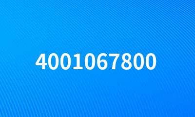 4001067800