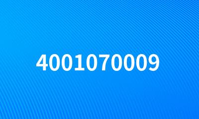 4001070009