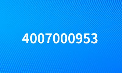 4007000953