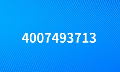 4007493713