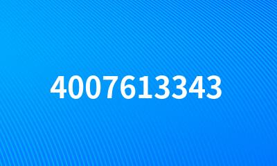 4007613343