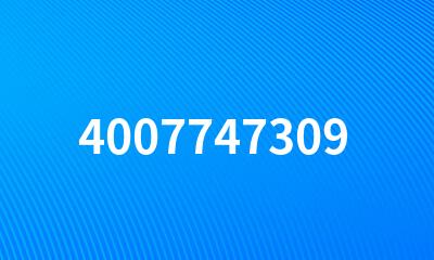 4007747309