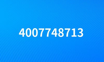 4007748713