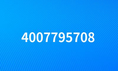 4007795708