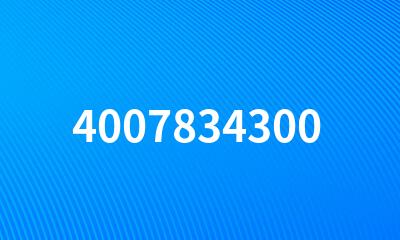 4007834300