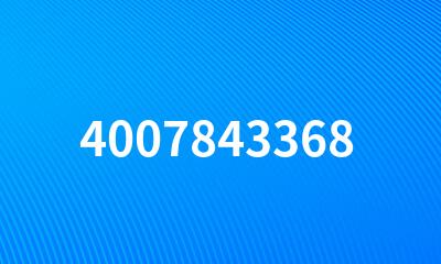 4007843368