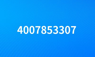 4007853307