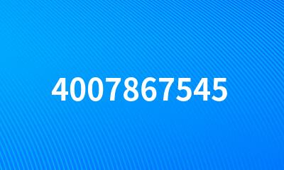 4007867545