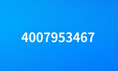 4007953467