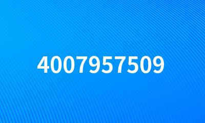 4007957509