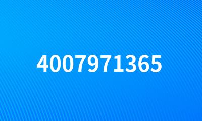 4007971365