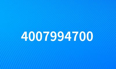 4007994700