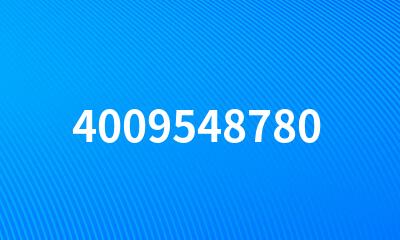 4009548780