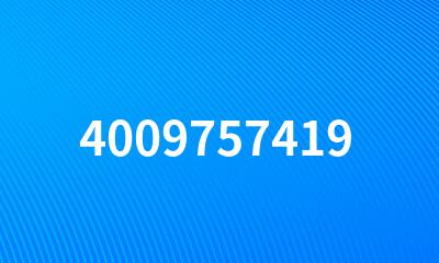 4009757419