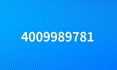 4009989781